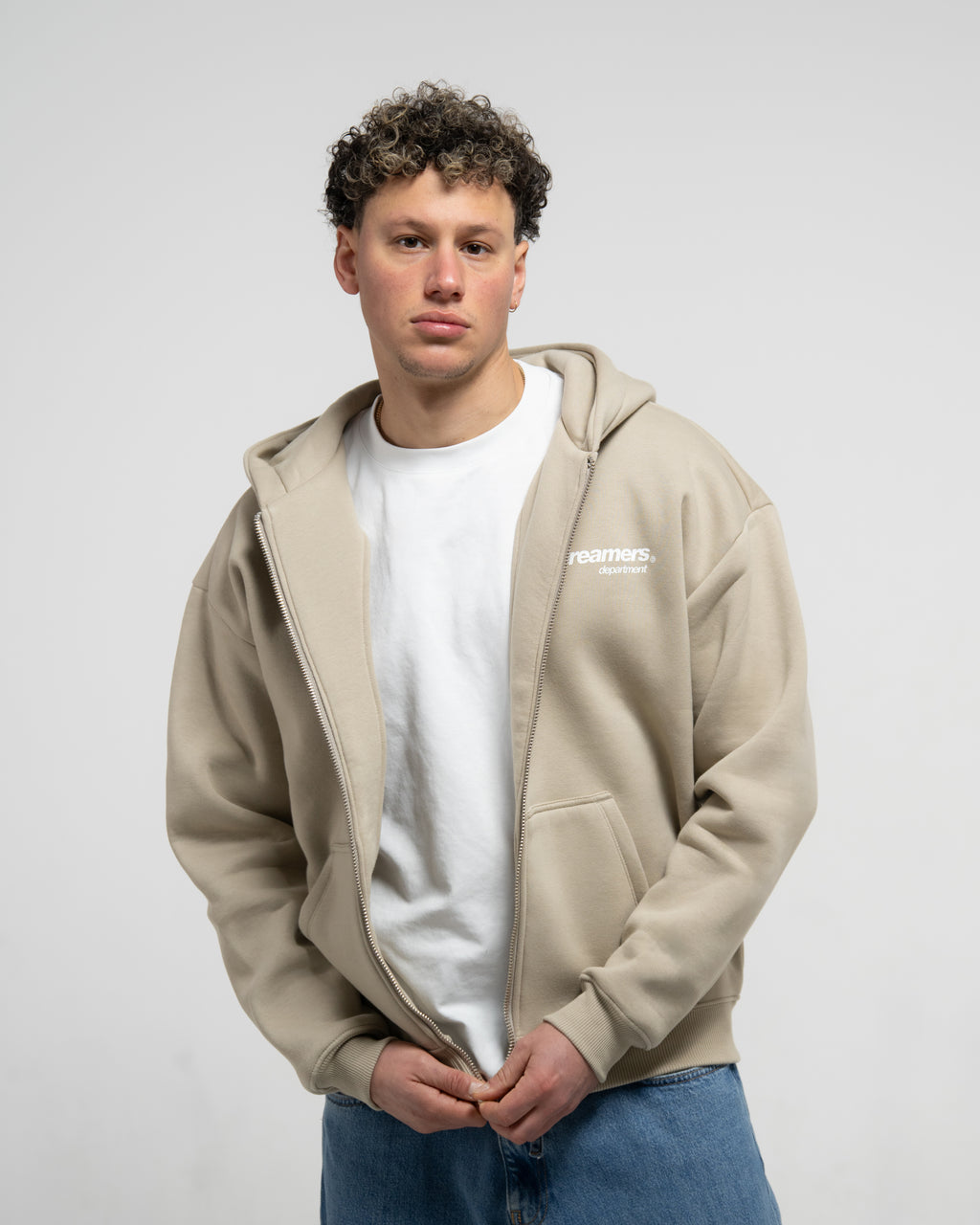 Believe Zipper (Taupe)