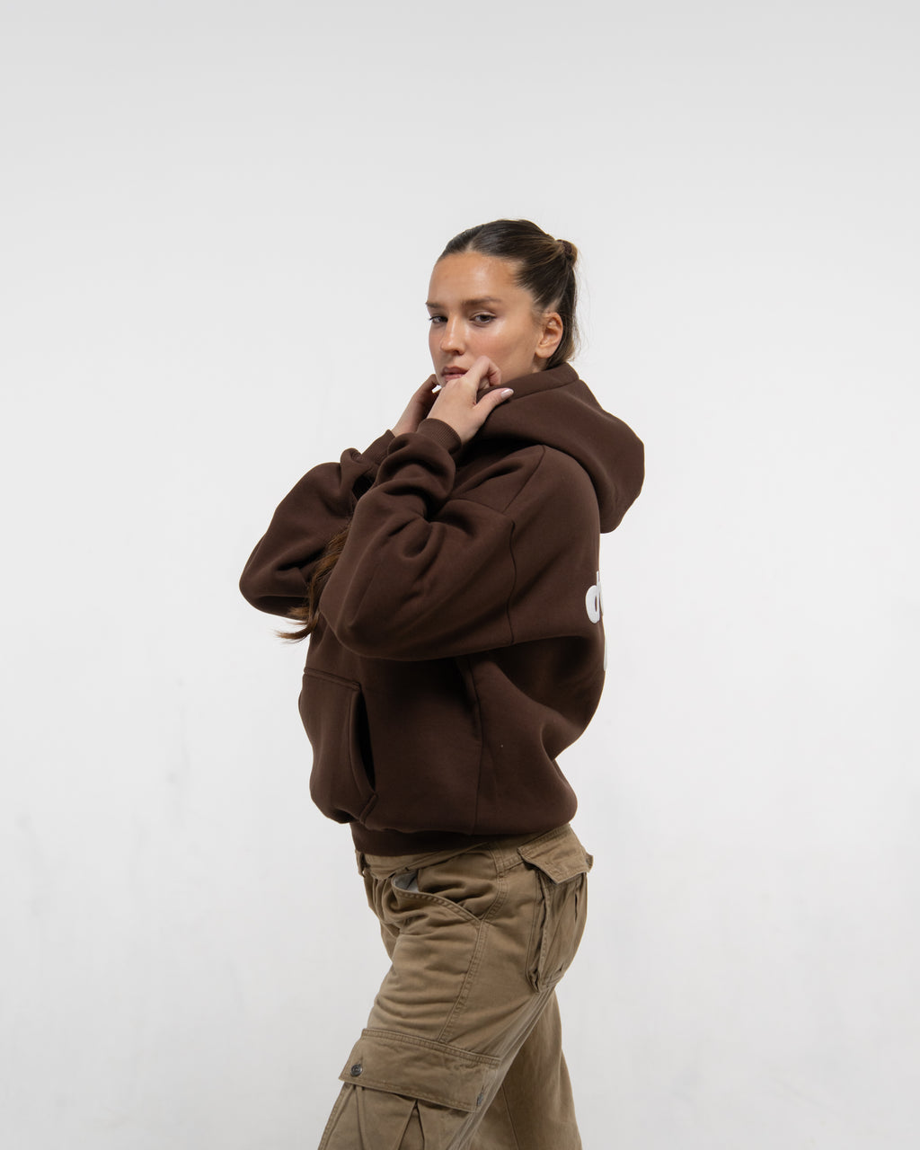 Logo Hoodie (Brown)
