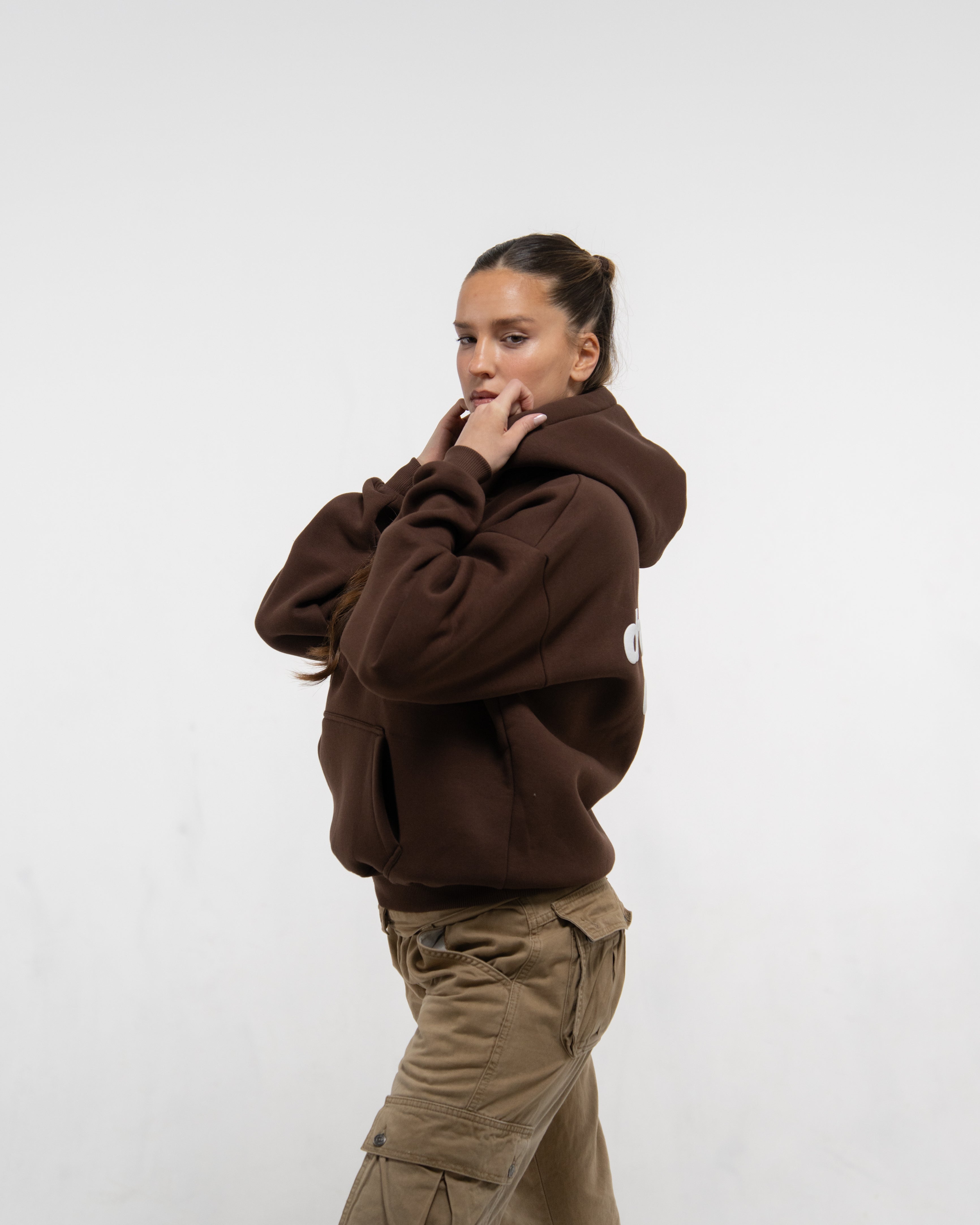 Logo Hoodie (Brown)