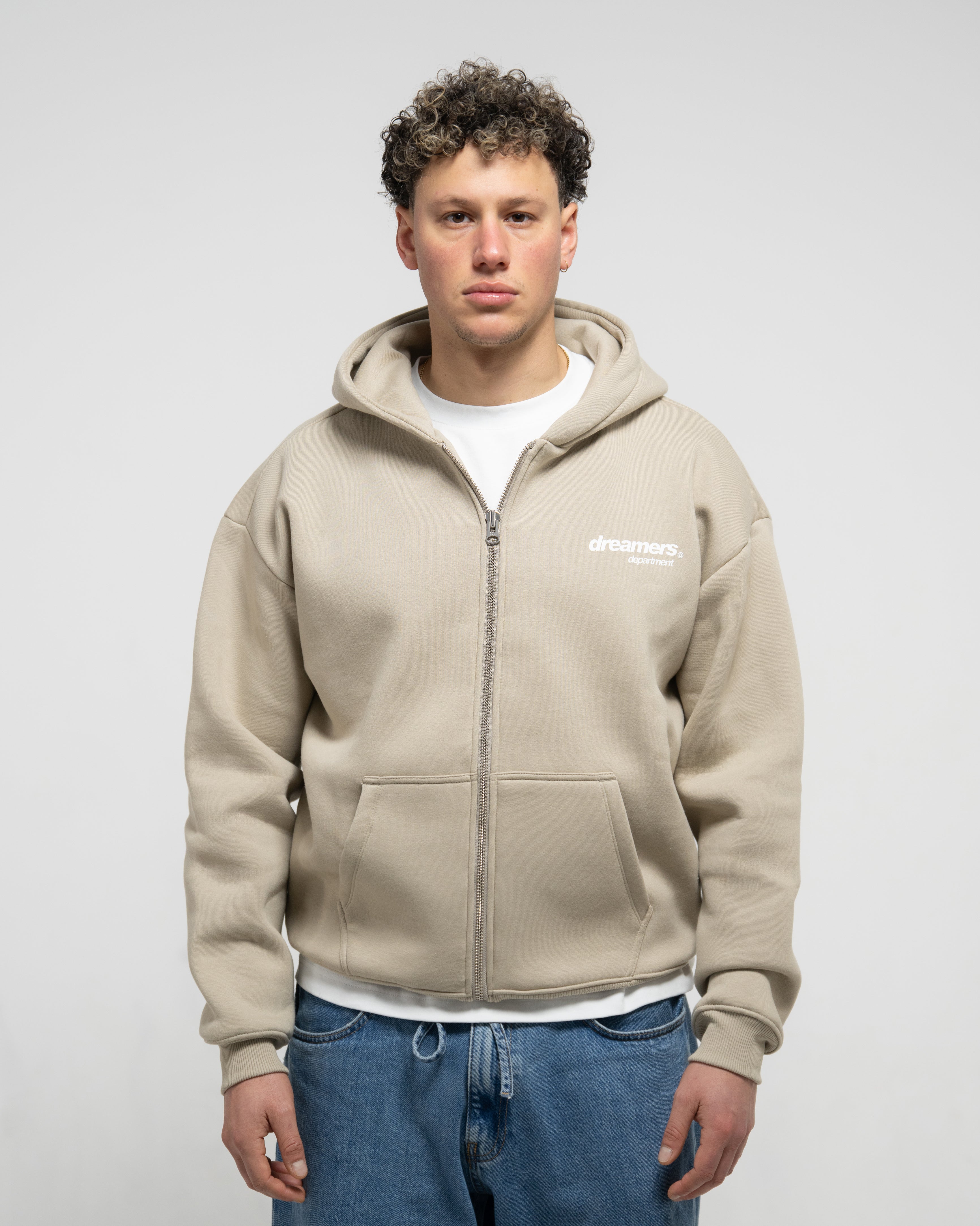 Believe Zipper (Taupe)