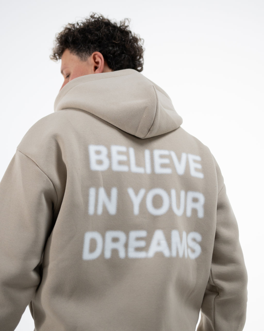 Believe Zipper (Taupe)